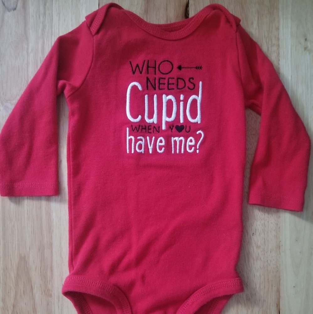 Valentine Baby Onsie 6M